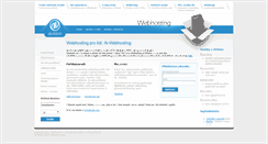 Desktop Screenshot of ai-webhosting.cz